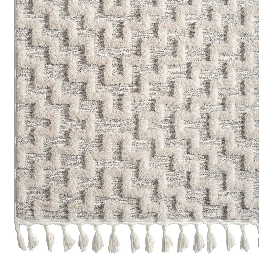 Alpine 3631 Lt Grey Hallway Runner