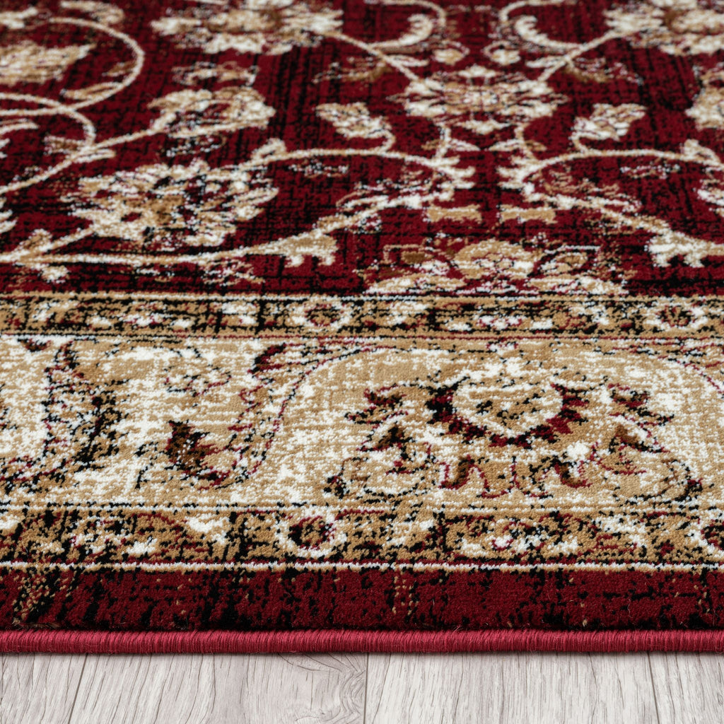 Royal Runner Rug Texture Royal 527 Red Runner — Rugplaza