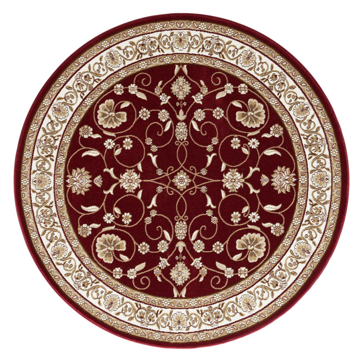 Estate 512 Red Round — Rugplaza